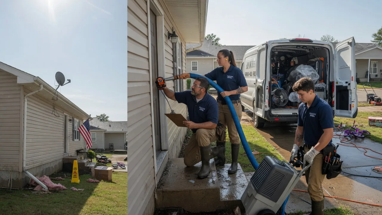 Ceiling Water Damage Restoration in Yale, VA near me